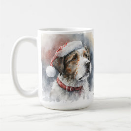 CANECA DE CAFÉ BELO CACHORRO DO NATAL TERRIER