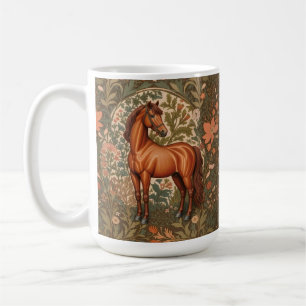 Caneca De Café Belo Cavalo Marrom William Morris Inspirou