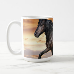 Caneca De Café Belo Cavalo Negro