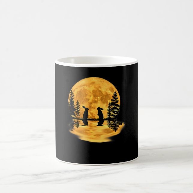 Caneca De Café Belo Coelho Coelho Coelho Coelho Céu-Lua Noite (Centro)