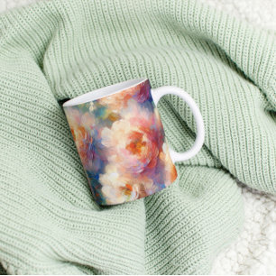 Caneca De Café Belo Design Floral para a Nature Lovers