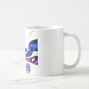 Caneca De Café Belo e impressionante texto divertido dos EUA, pad