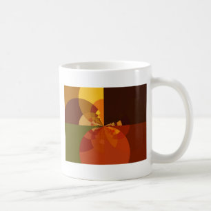 Caneca De Café Belo Impressão de Abstrato de Arte da Terra