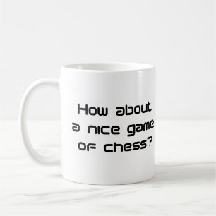 Caneca De Café belo jogo de xadrez