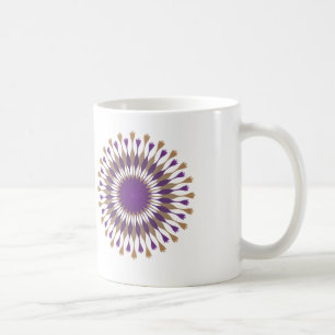 Caneca De Café Belo Lotus Flower Design Violet