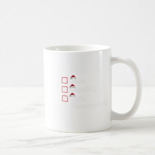 Caneca De Café Belo Natal Gato Deixado Sem Controlo