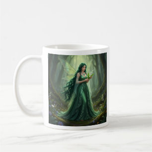 Caneca De Café Belo polo de maio, Emerald Fairy