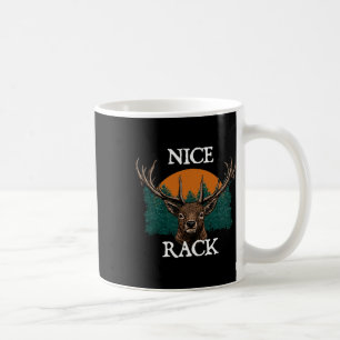 Caneca De Café Belo Rack Deer Caçando Animal Caçador De Elk
