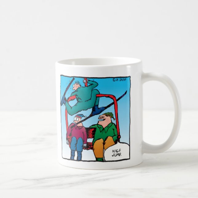 Caneca De Café Belo Salto! Skiers Mug (Direita)