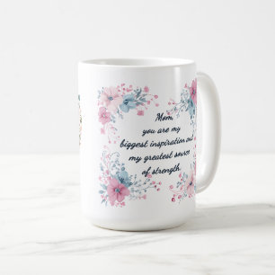Caneca De Café Belo Sentimento para Envoltório de Mãe