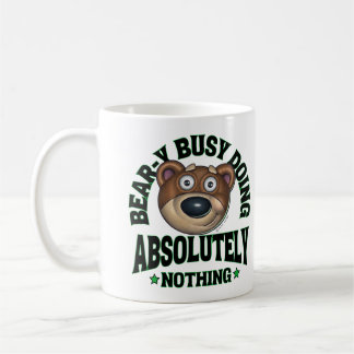 Caneca De Café Belo Urso de Cartoons de Fofinho Engraçado