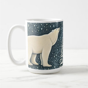 Caneca De Café Belo Urso Polar Ártico