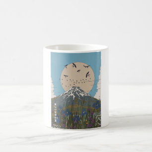 Caneca De Café Belo Verão Japonês