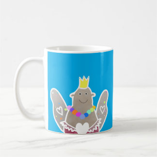 Caneca De Café Belo vestido e uma coroa