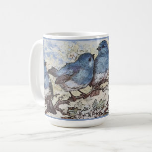 Caneca De Café Belos Bluebird