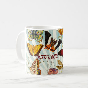 Caneca De Café Belos Butterfles