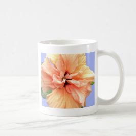 Caneca De Café Belos Plumeria Rosa e Amarela
