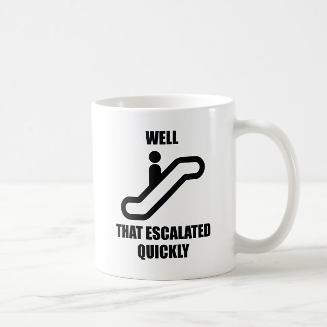 Caneca De Café Bem, Isso Aumentou Rapidamente (Direita)