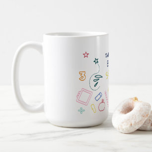 Caneca De Café Bem-Vindo À Escola