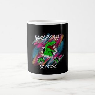 CANECA DE CAFÉ BEM-VINDO À ESCOLA BEM-VINDO DE VOLTA À ESCOLA