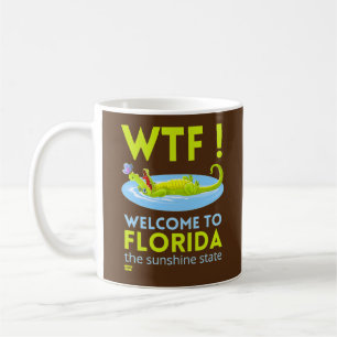 CANECA DE CAFÉ "BEM-VINDO À FLORIDA"