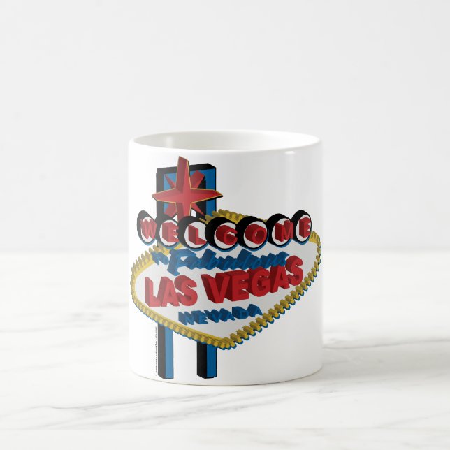 Caneca De Café Bem-vindo a Las Vegas Fabulosa (Centro)