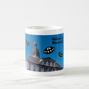 Caneca De Café Bem-vindo a Maastricht.  UFO’s vos dão as boas-vin