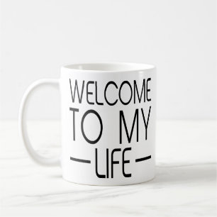 Caneca De Café Bem-vindo à Minha Vida - Simples presentes de mú