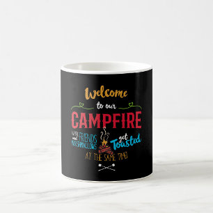 Caneca De Café Bem-vindo à Nossa Fogueira