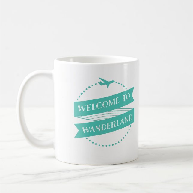 Caneca De Café Bem-vindo a Wanderland Mug (Esquerda)