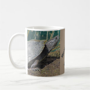 Caneca De Café Bem-vindo ao Colégio de Colegas Calm Lake Turtle