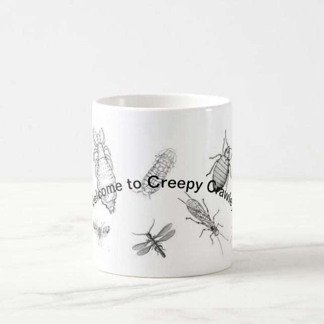 Caneca De Café Bem-vindo ao Creepy Crawley (Centro)