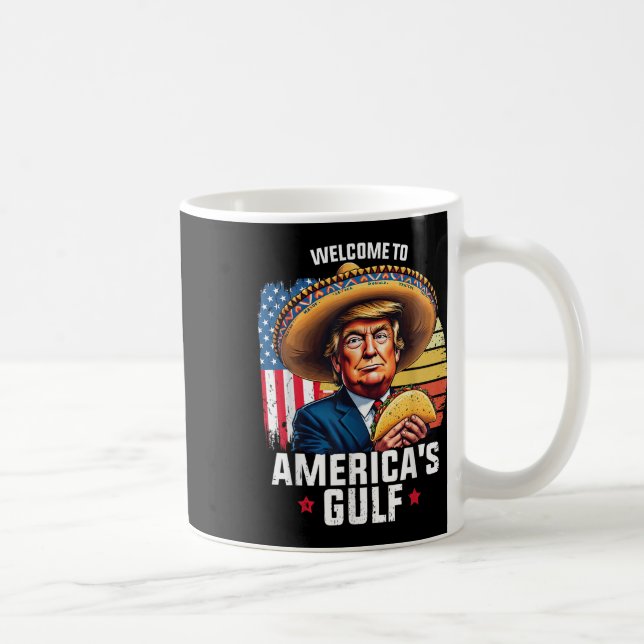 Caneca De Café Bem-Vindo Ao Golfo Das Américas, Gul Engraçado (Direita)
