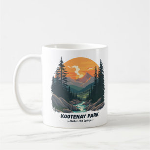 Caneca De Café Bem-vindo ao Parque Nacional Canadiano de Kootenay