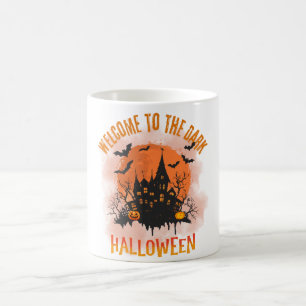 Caneca De Café Bem-vindo ao ScaGift do Halloween Negro para todos