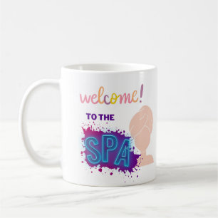 Caneca De Café Bem-vindo ao spa
