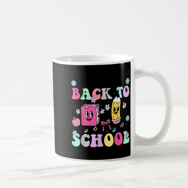 Caneca De Café Bem-vindo de Volta à Escola 2024 Professores Aluno (Direita)