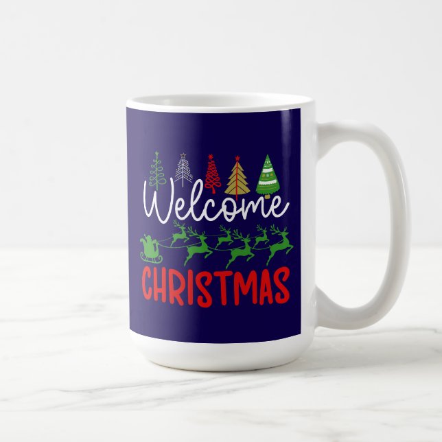 Caneca De Café Bem-vindo Natal-84964 (Direita)