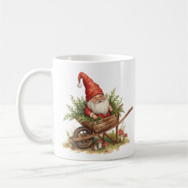 Caneca De Café Bem-vindo Natal Árvores de Natal & Gnomo