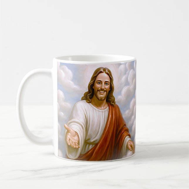 Caneca De Café Bem-vindo Salvador Jesus (Esquerda)