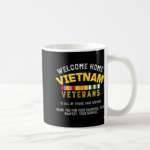 Caneca De Café Bem-vindos aos veteranos do Vietnã - Velho Homem V