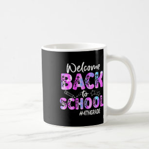 Caneca De Café Bem-vindos de volta à escola no 4º ano