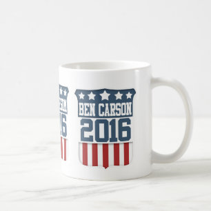 Caneca De Café Ben Carson Presidente 2016