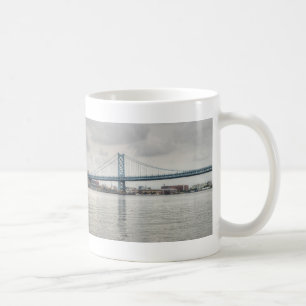 Caneca De Café Ben Franklin Bridge