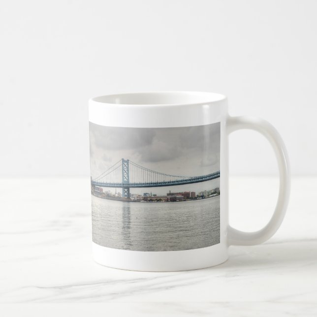 Caneca De Café Ben Franklin Bridge (Direita)