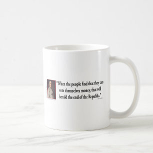 Caneca De Café Ben Franklin na Democracia