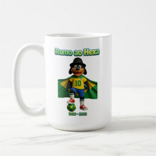 Caneca De Café Ben-Hur Craque 10 com Capa da Bandeira