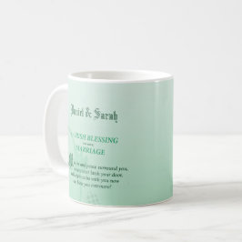 Caneca De Café Bênção de Felicitações de Casamento Irlandês