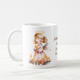 Caneca De Café Bênção do Anjo Natal