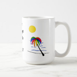 Caneca De Café Bênçãos Coloridas Positivas